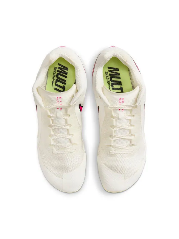 Кроссовки rival multi athletics multi-event spikes 'sail light lemon twist' Nike — изображение 2 из 4, светлый//розовый