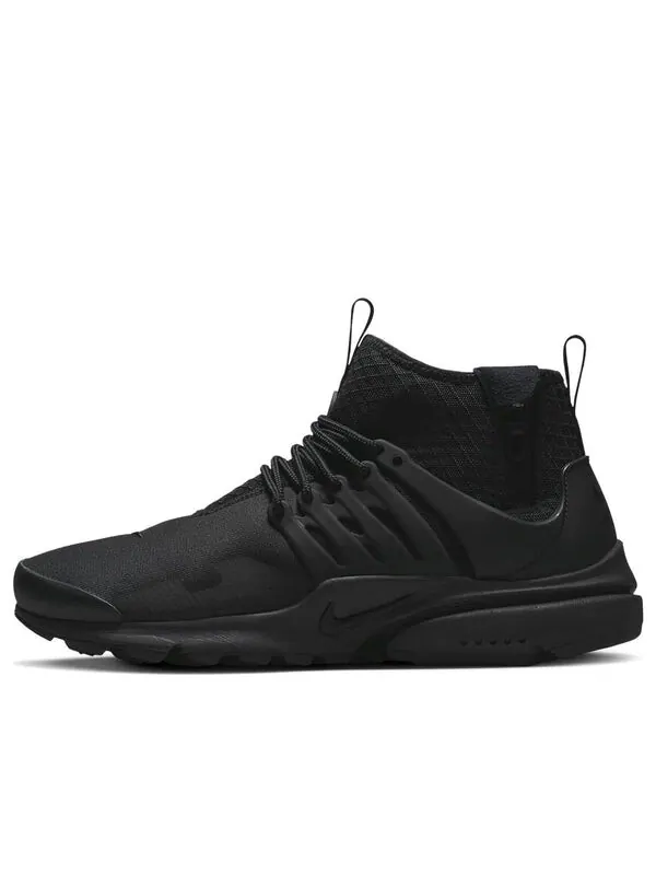 Кроссовки air presto mid utility 'triple black' Nike — изображение 1 из 4, черный/черный