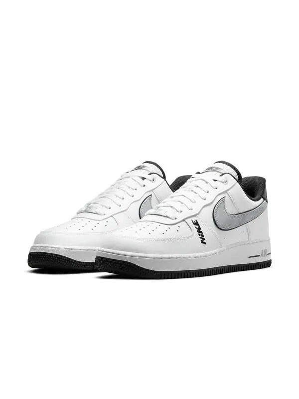 Кроссовки air force 1 '07 lv8 'white wolf grey' Nike — изображение 3 из 4, белый/черный/серый