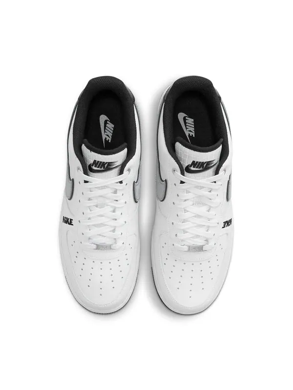 Кроссовки air force 1 '07 lv8 'white wolf grey' Nike — изображение 4 из 4, белый/черный/серый