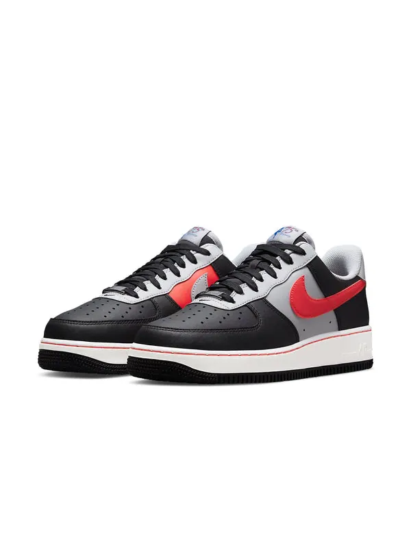 Кроссовки air force 1 low '07 lv8 x nba '75th anniversary - trail blazers' Nike — изображение 3 из 4, черный/серый/розовый