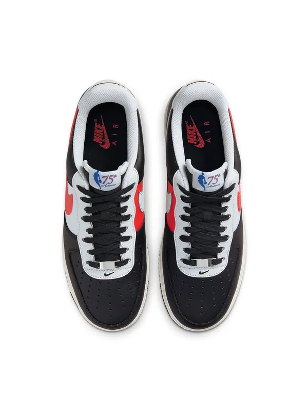 Кроссовки air force 1 low '07 lv8 x nba '75th anniversary - trail blazers' Nike — изображение 4 из 4, черный/серый/розовый