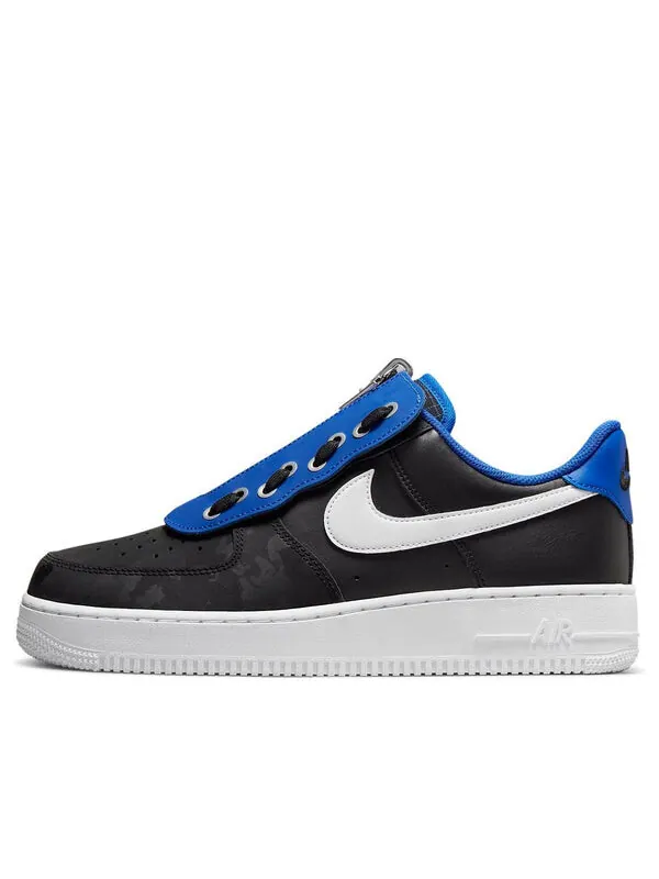 Кроссовки air force 1 '07 'shroud - black royal camo' Nike — изображение 1 из 4, черный/белый/синий