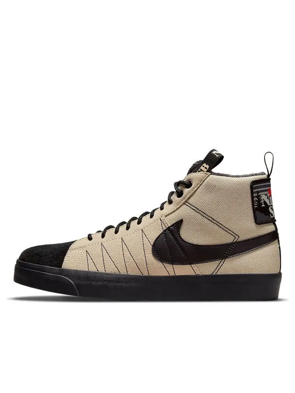 Кроссовки блейзер средний премиум sb Nike — изображение 1 из 4, коричневый/черный