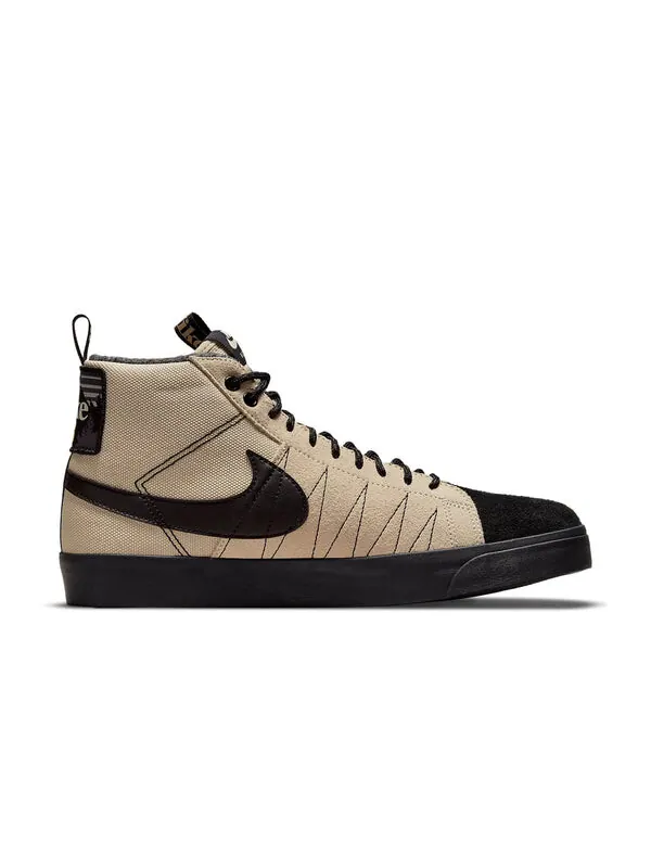 Кроссовки блейзер средний премиум sb Nike — изображение 2 из 4, коричневый/черный