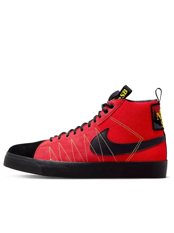 Кроссовки блейзер средний премиум sb Nike — изображение 1 из 4, красный/черный