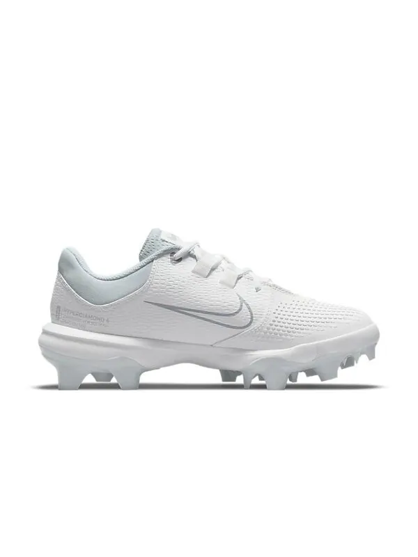 Кроссовки hyperdiamond 4 pro mcs Nike — изображение 2 из 4, белый/платиновый/серый