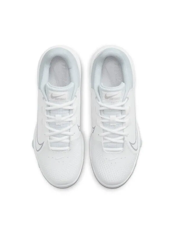 Кроссовки hyperdiamond 4 pro mcs Nike — изображение 4 из 4, белый/платиновый/серый