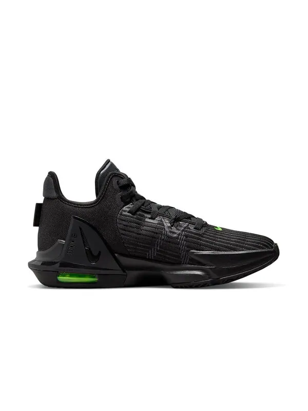 Кроссовки lebron witness 6 ep 'black volt' Nike — изображение 2 из 4, черный/зеленый