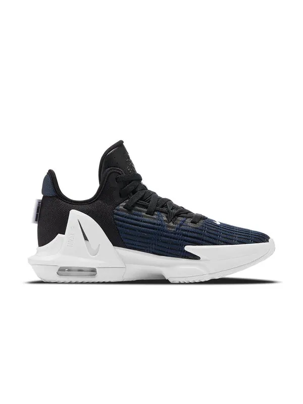 Кроссовки lebron witness 6 ep 'black dark obsidian' Nike — изображение 2 из 4, синий/черный