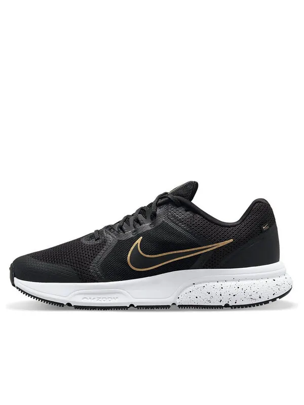 Кроссовки зум спан 4 Nike — изображение 1 из 4, черный/белый/золотистый