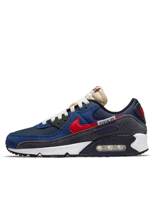 Кроссовки air max 90 se 'running club - deep royal' Nike — изображение 1 из 4, глубокий/красный/черный