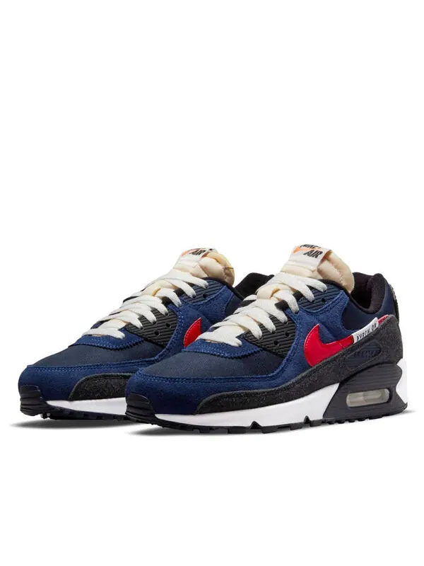 Кроссовки air max 90 se 'running club - deep royal' Nike — изображение 3 из 4, глубокий/красный/черный
