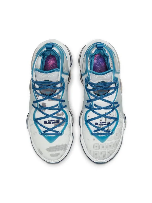 Кроссовки space jam x lebron 19 'sweatsuit' Nike — изображение 4 из 4, белый/синий/синий