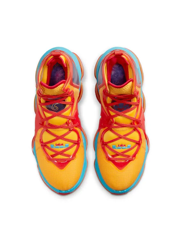 Кроссовки space jam x lebron 19 Nike — изображение 4 из 4, красный/желтый/синий