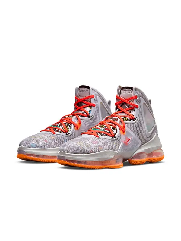 Кроссовки lebron 19 'fast food' Nike — изображение 3 из 4, серый/оранжевый