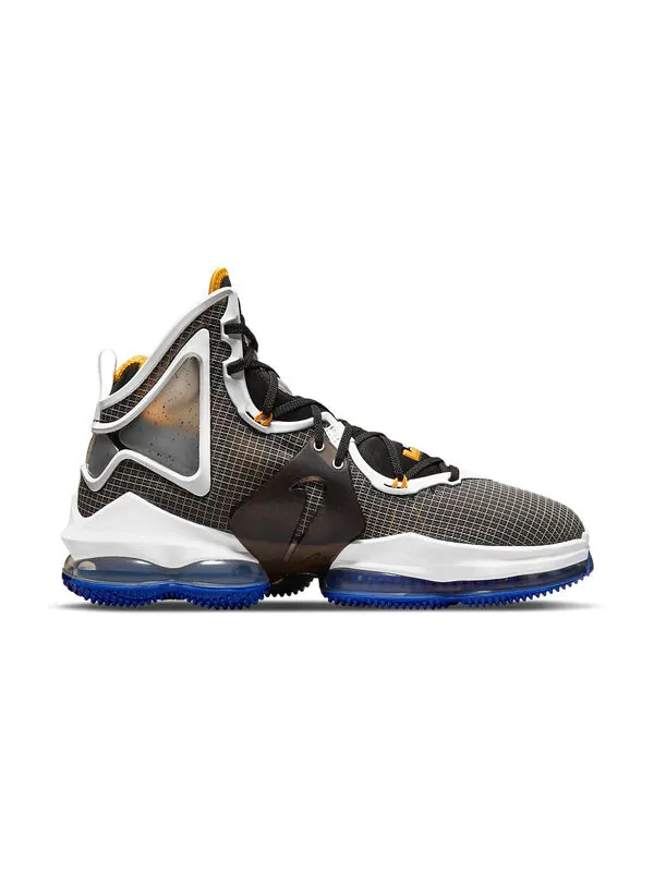 Кроссовки lebron 19 ep Nike — изображение 2 из 4, черный/желтый/фиолетовый