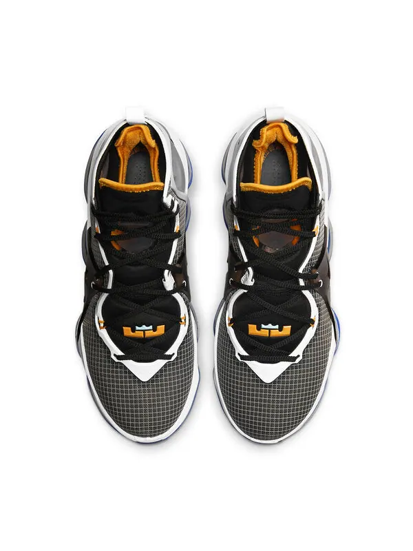 Кроссовки lebron 19 ep Nike — изображение 4 из 4, черный/желтый/фиолетовый
