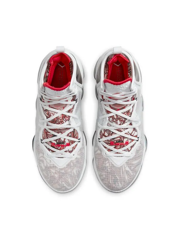 Кроссовки lebron 19 ep 'sketch' Nike — изображение 4 из 4, белый/красный/черный