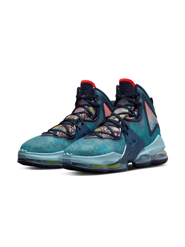 Кроссовки lebron 19 ep 'fast food - dutch blue' Nike — изображение 3 из 4, синий