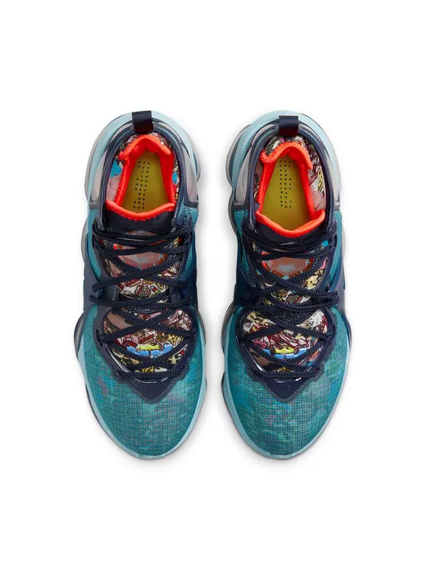 Кроссовки lebron 19 ep 'fast food - dutch blue' Nike — изображение 4 из 4, синий