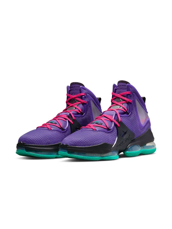 Кроссовки lebron 19 ep 'purple teal' Nike — изображение 3 из 4, фиолетовый