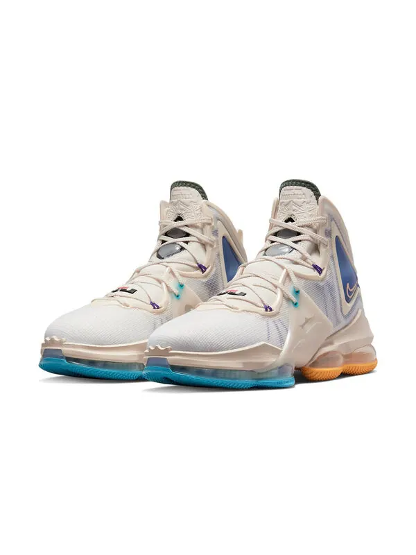Кроссовки lebron 19 ep Nike — изображение 3 из 4, синий/желтый