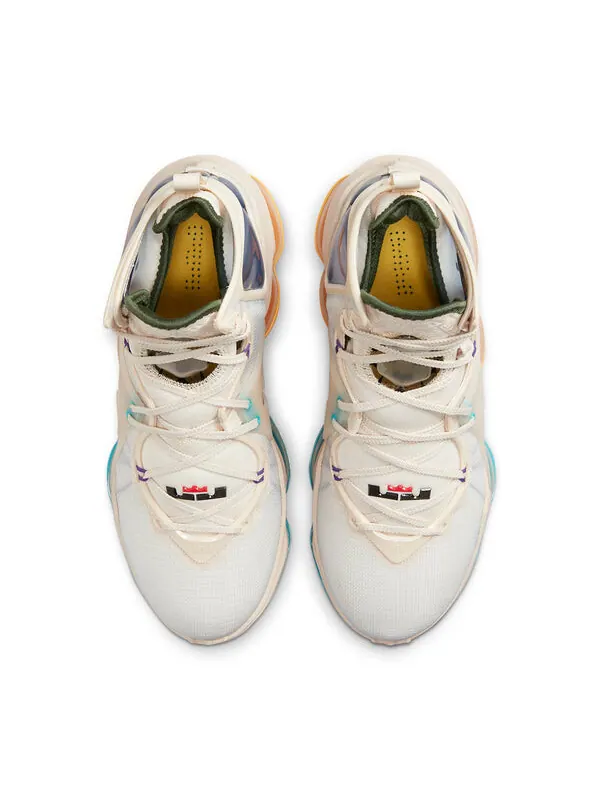 Кроссовки lebron 19 ep Nike — изображение 4 из 4, синий/желтый