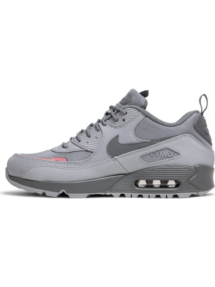 Кроссовки Nike Air Max 90 Surplus 'Wolf Grey Pink Salt' — изображение 3 из 8, серый