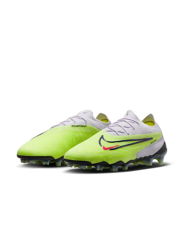 Кроссовки phantom gx elite gripknit fg Nike — изображение 4 из 4, белый/неоновый зеленый