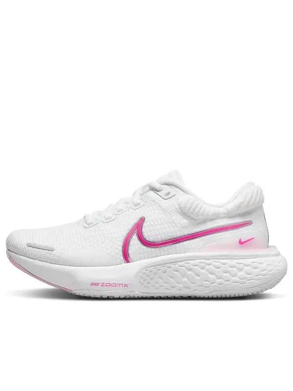 Кроссовки zoomx invincible run flyknit 2 Nike — изображение 1 из 4, белый/розовый