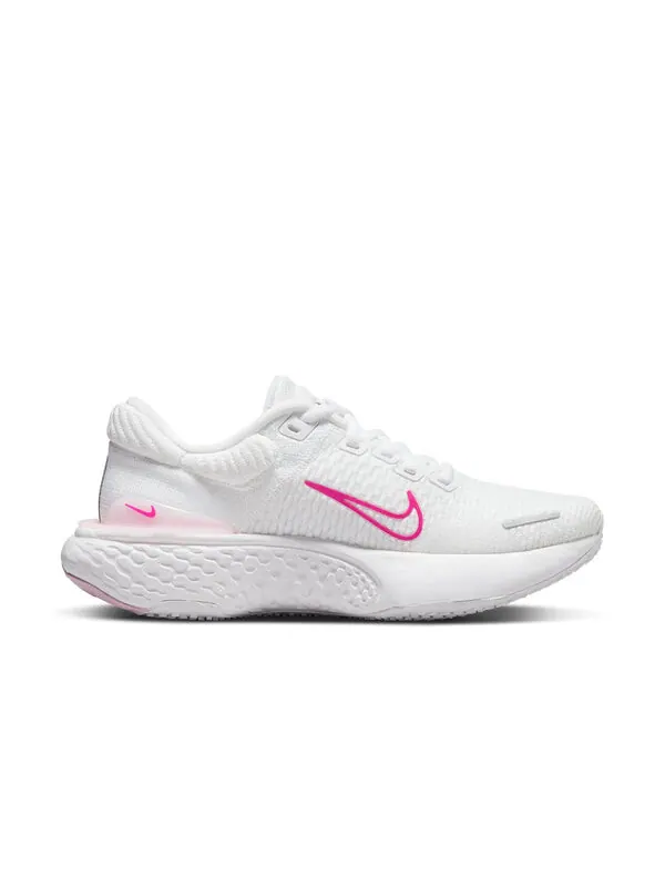 Кроссовки zoomx invincible run flyknit 2 Nike — изображение 2 из 4, белый/розовый
