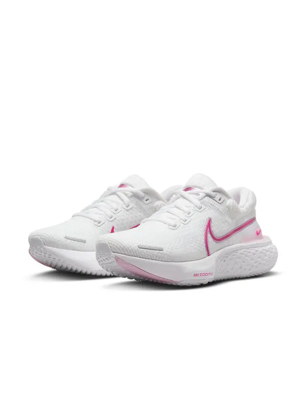 Кроссовки zoomx invincible run flyknit 2 Nike — изображение 3 из 4, белый/розовый
