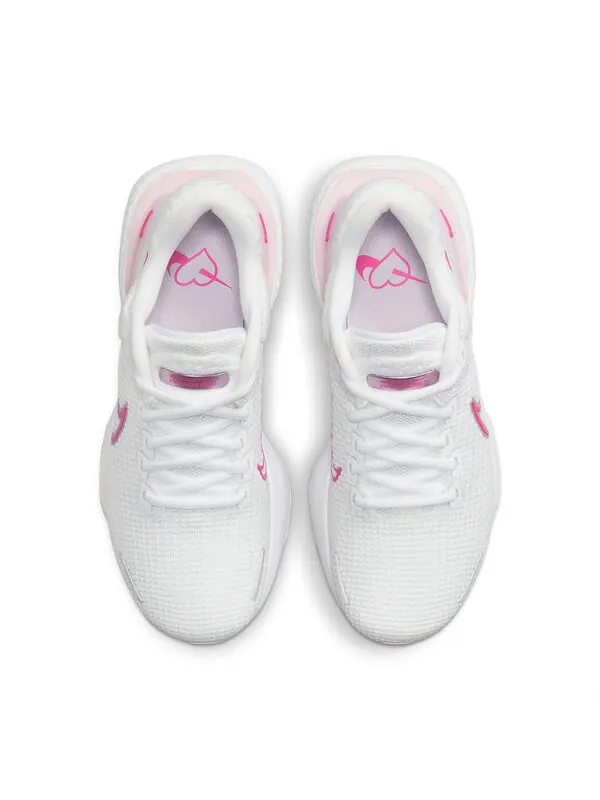 Кроссовки zoomx invincible run flyknit 2 Nike — изображение 4 из 4, белый/розовый