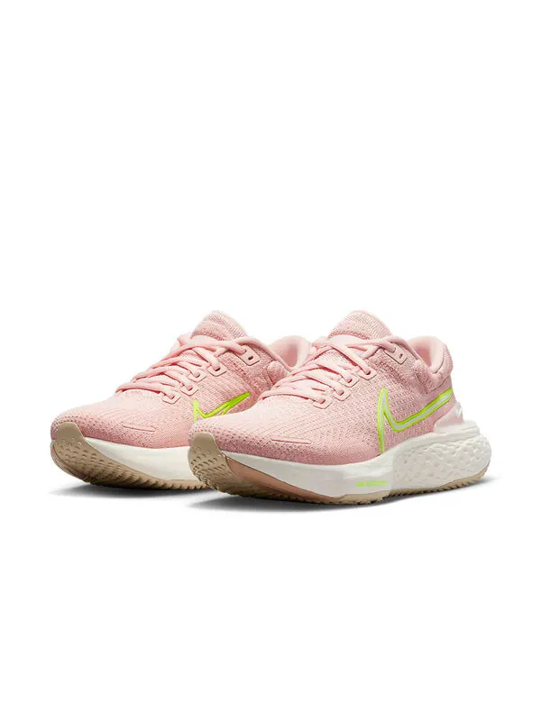 Кроссовки zoomx invincible run flyknit 2 Nike — изображение 3 из 4, розовый/зеленый