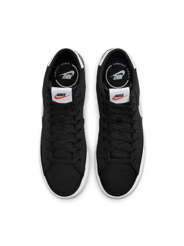 Кроссовки Court Legacy Canvas Mid Nike — изображение 4 из 4, черный/белый