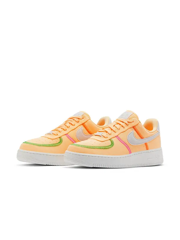 Кроссовки air force 1 lx 'melon tint photon dust poison green' Nike — изображение 3 из 4, зеленый/розовый//синий