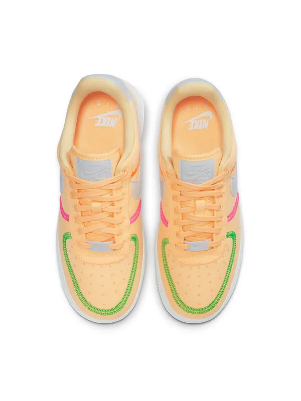 Кроссовки air force 1 lx 'melon tint photon dust poison green' Nike — изображение 4 из 4, зеленый/розовый//синий