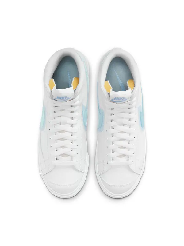 Кроссовки blazer mid '77 'white glacier blue' Nike — изображение 4 из 4, синий/белый