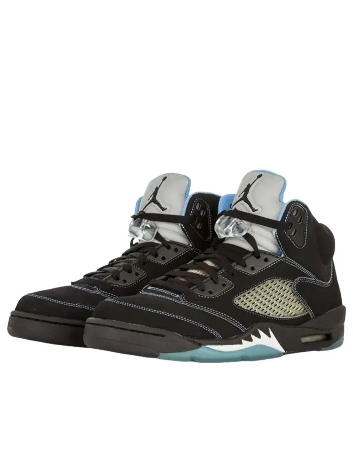 Кроссовки Air Jordan 5 Retro 'Black University Blue' DD0587-008 — изображение 2 из 3, черный