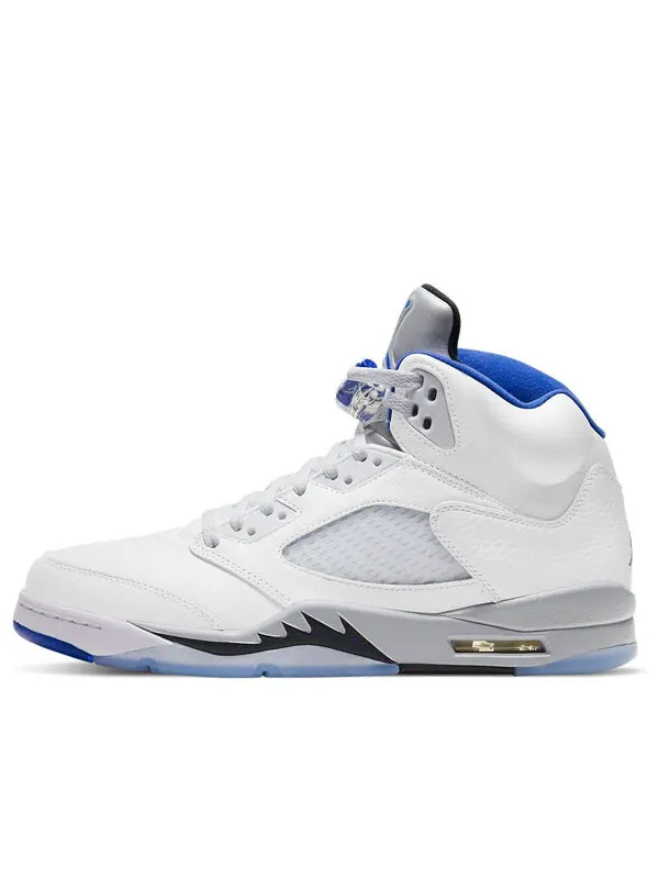 Кроссовки 5 ретро Air Jordan — изображение 1 из 4, белый//черный