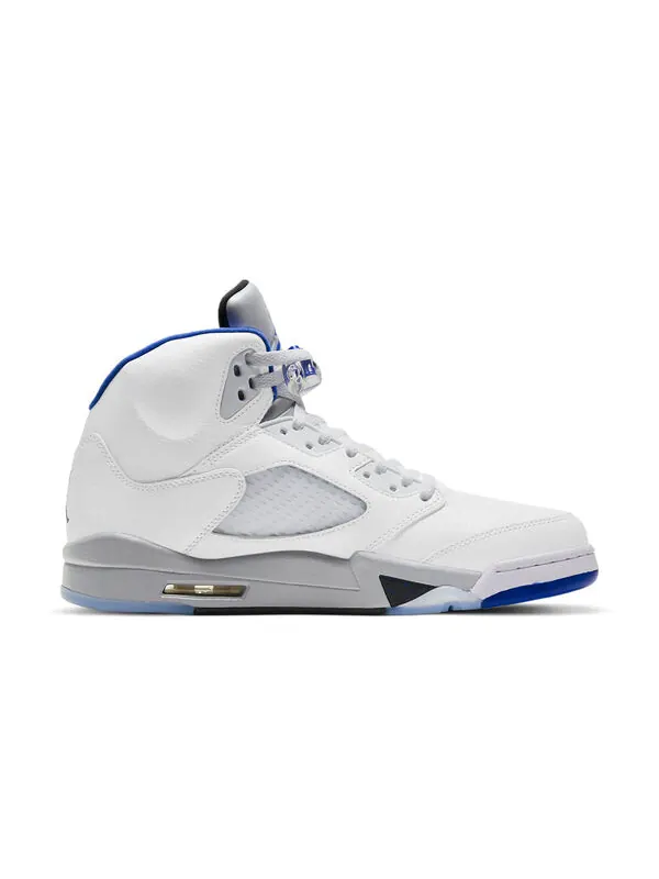 Кроссовки 5 ретро Air Jordan — изображение 2 из 4, белый//черный