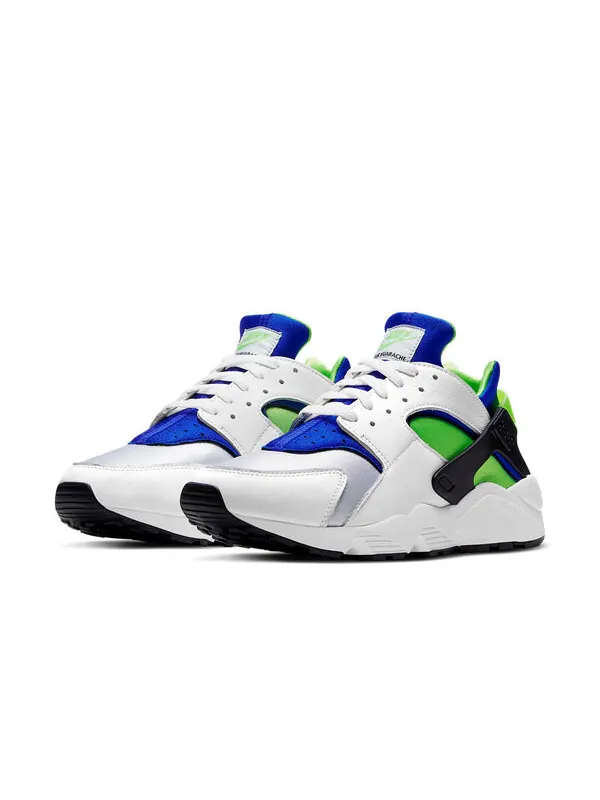 Кроссовки Air Huarache Nike — изображение 3 из 4, белый/синий/зеленый