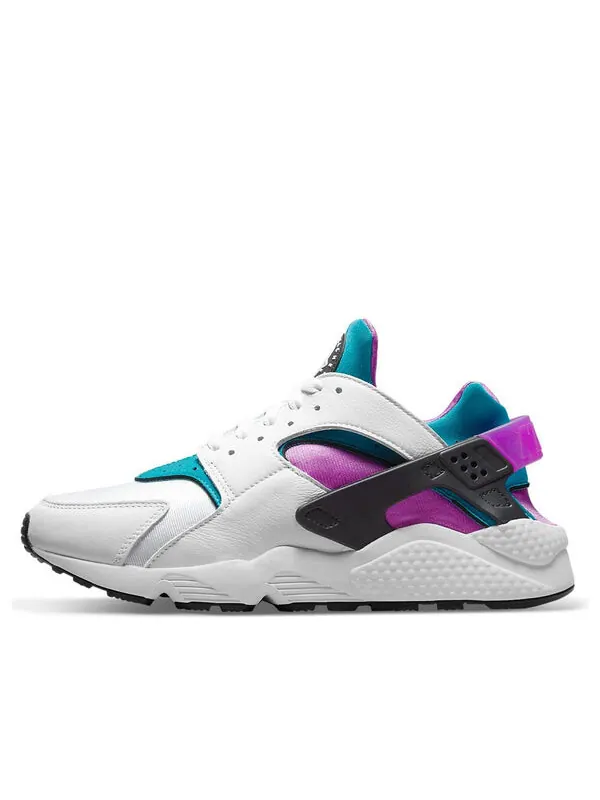 Кроссовки Air Huarache Nike — изображение 1 из 4, белый/зеленый/фиолетовый