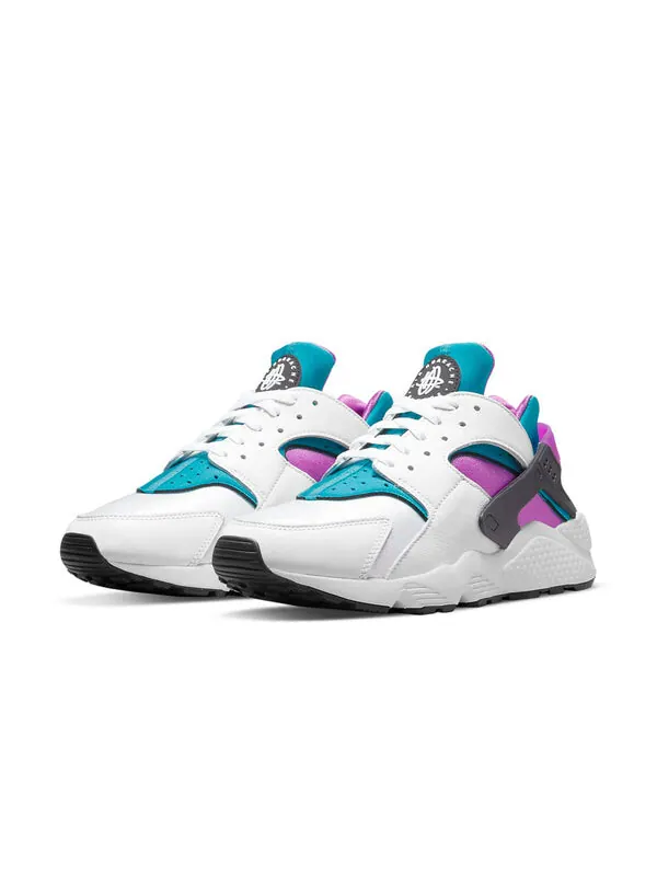 Кроссовки Air Huarache Nike — изображение 3 из 4, белый/зеленый/фиолетовый