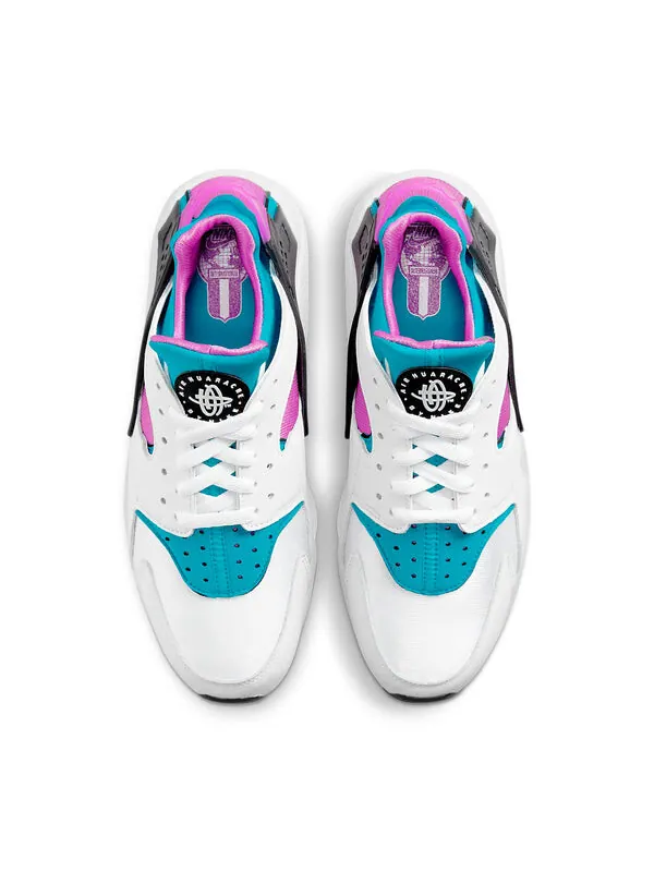 Кроссовки Air Huarache Nike — изображение 4 из 4, белый/зеленый/фиолетовый