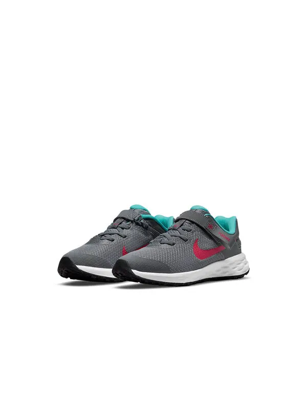 Кроссовки Revolution 6 Flyease Nike — изображение 3 из 4, серый//красный