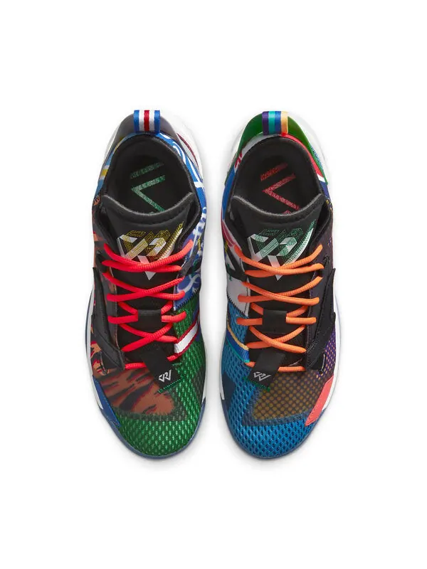 Кроссовки почему не zer0.4 Air Jordan — изображение 4 из 4, синий/черный/зеленый