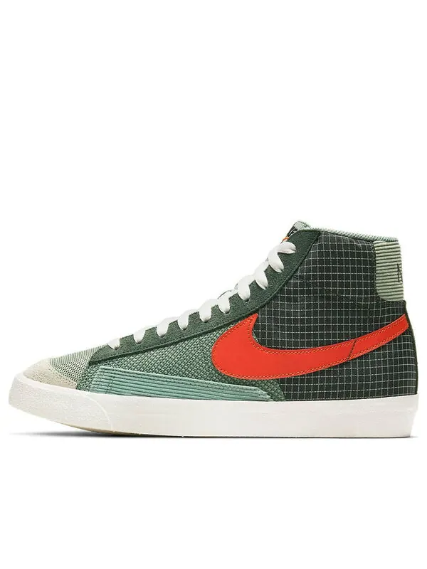 Кроссовки blazer mid '77 'patch - dutch green' Nike — изображение 1 из 4, зеленый/оранжевый/белый