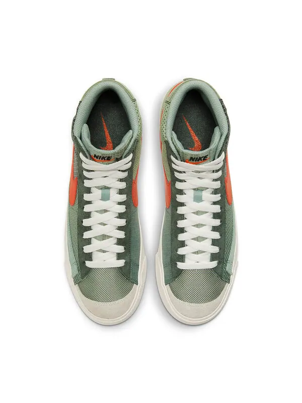 Кроссовки blazer mid '77 'patch - dutch green' Nike — изображение 4 из 4, зеленый/оранжевый/белый